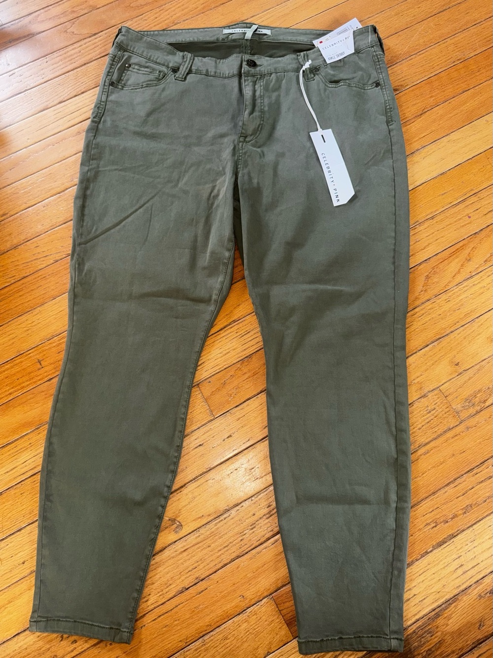 Celebrity Pink Olive Skinny Pants